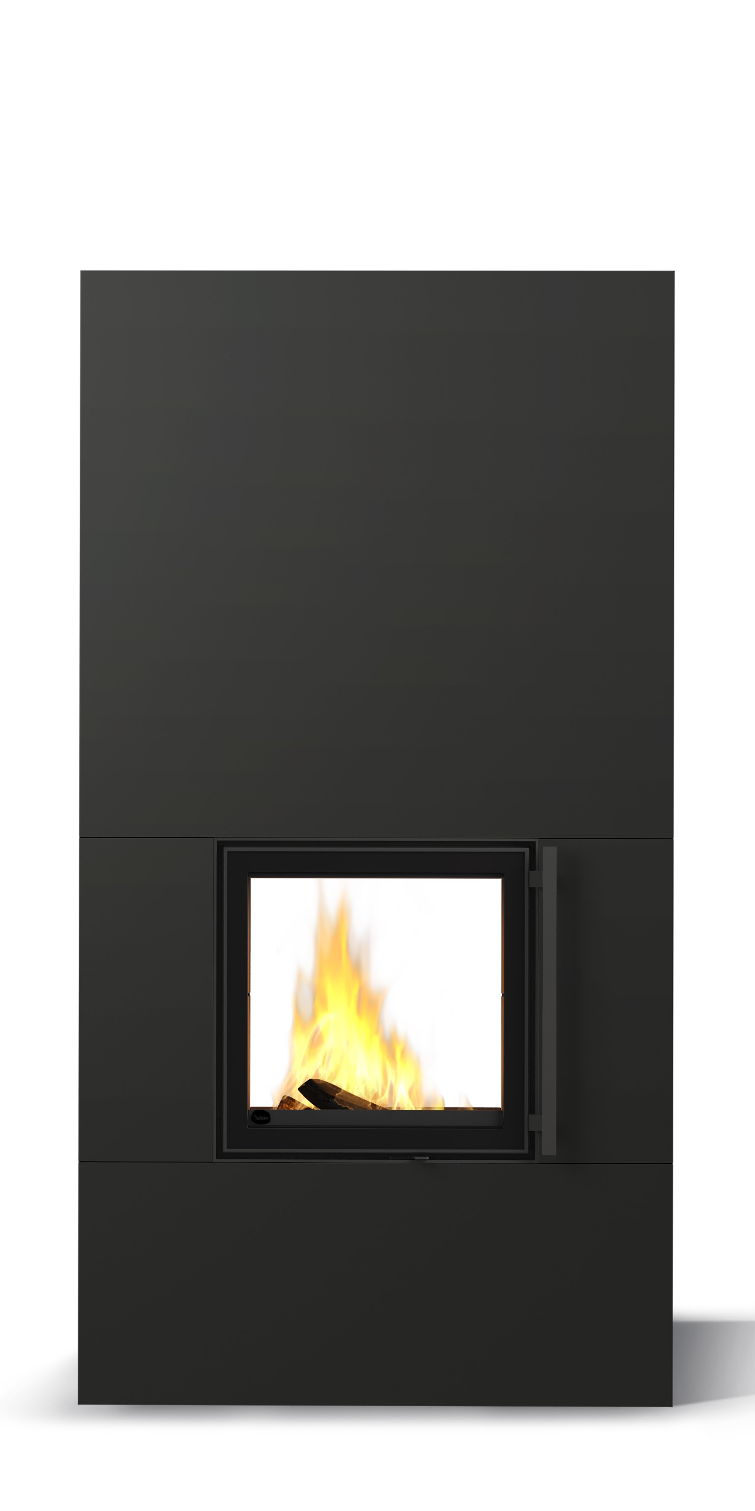 Теплоаккумулирующая печь-камин RAITA 2D COLOR