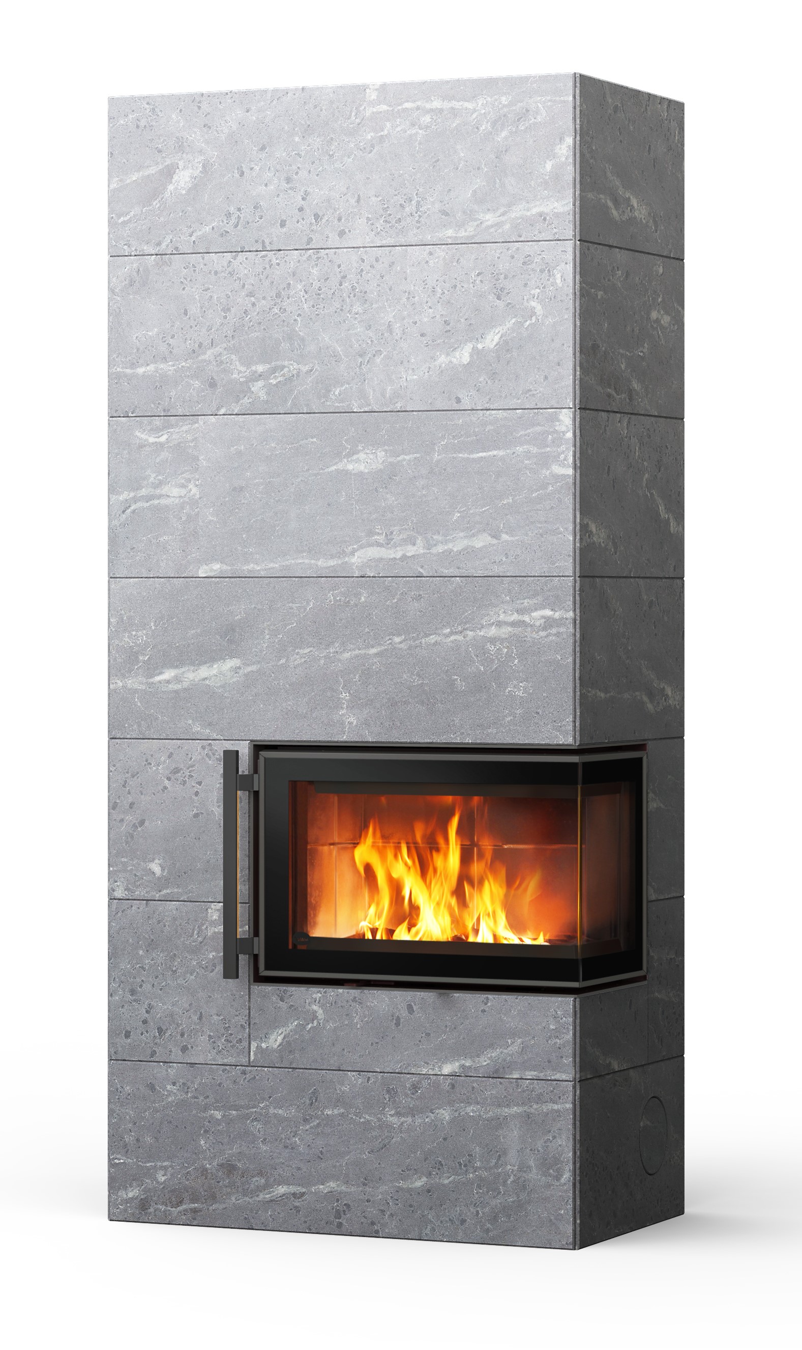 Теплоаккумулирующая печь-камин PETRO