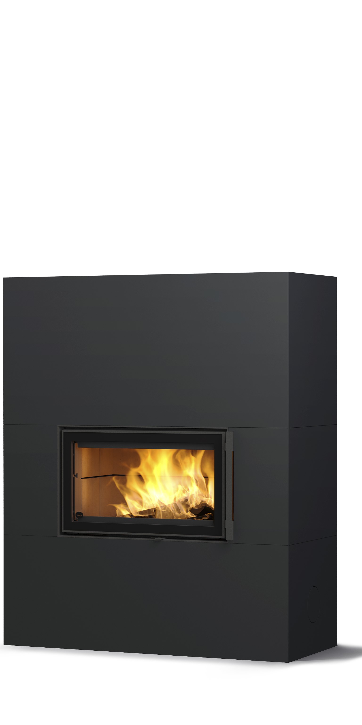 Теплоаккумулирующая печь-камин SARAMO TRIO COLOR