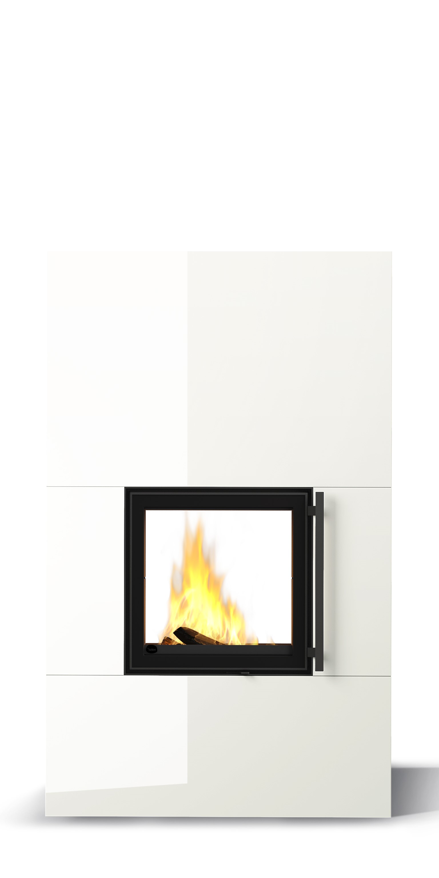 Теплоаккумулирующая печь-камин RAITA 2D COLOR - Фото 1