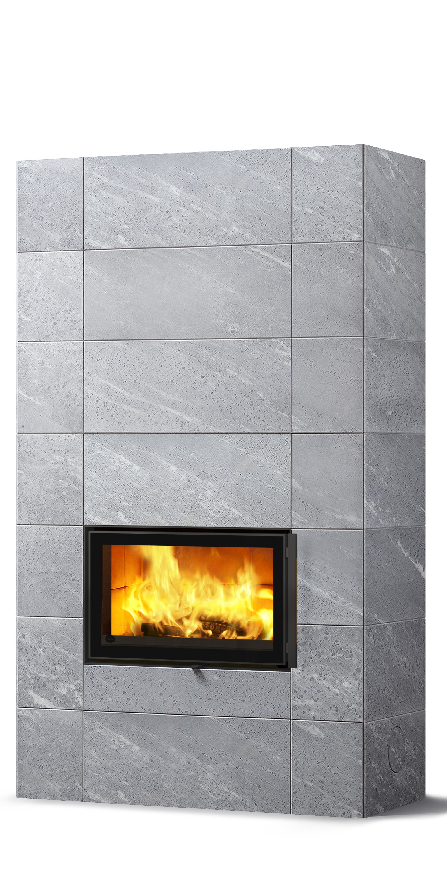 Теплоаккумулирующая печь-камин SARAMO TRIO