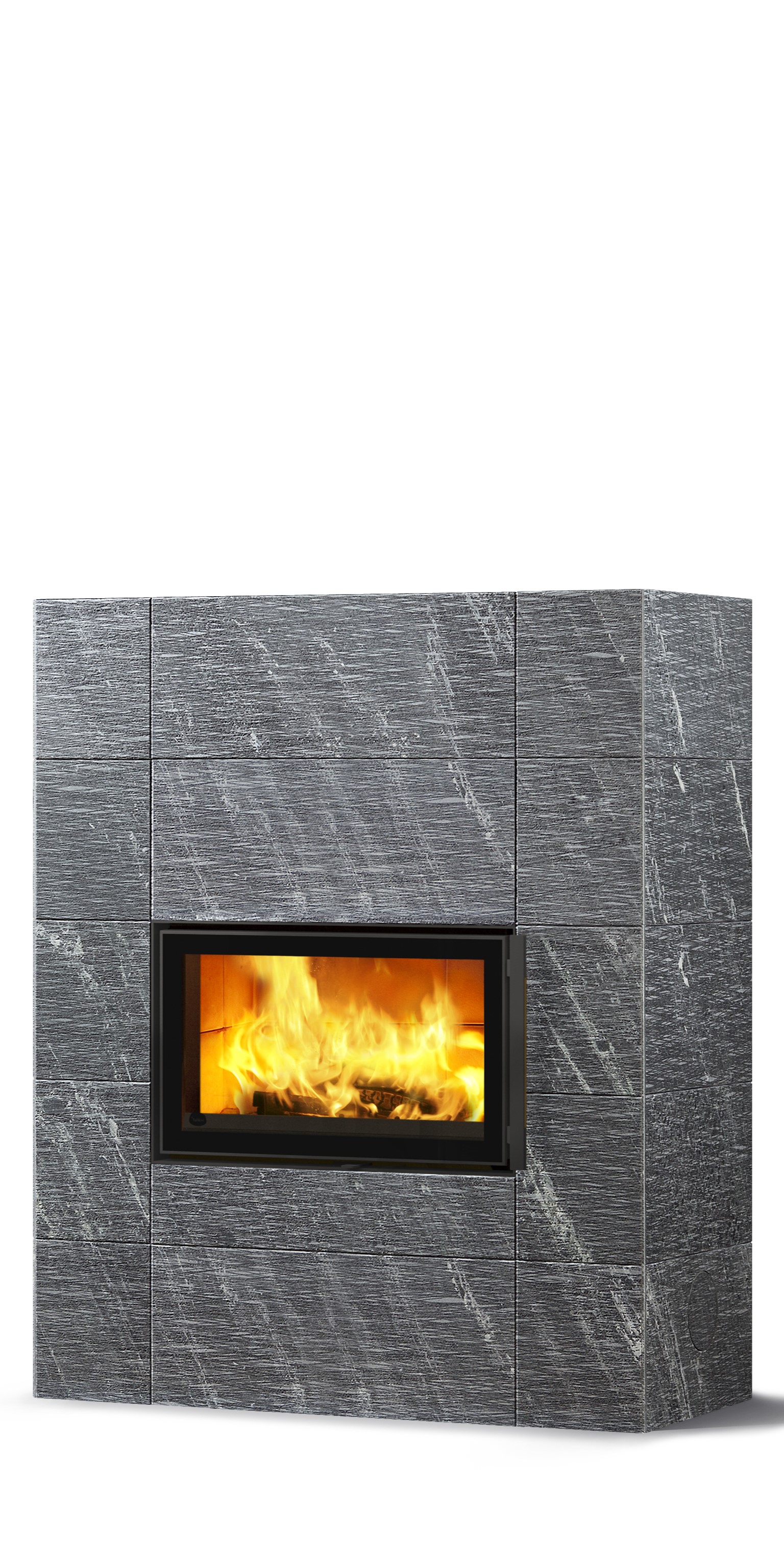 Теплоаккумулирующая печь-камин SARAMO TRIO