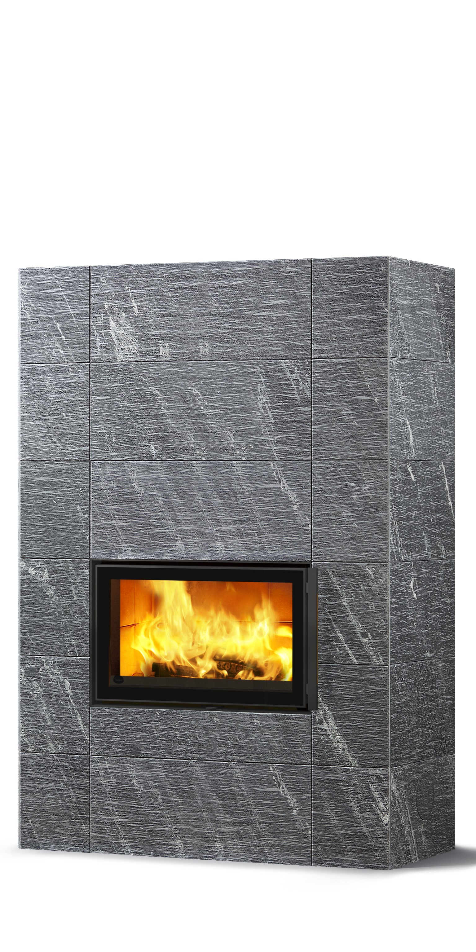 Теплоаккумулирующая печь-камин SARAMO TRIO