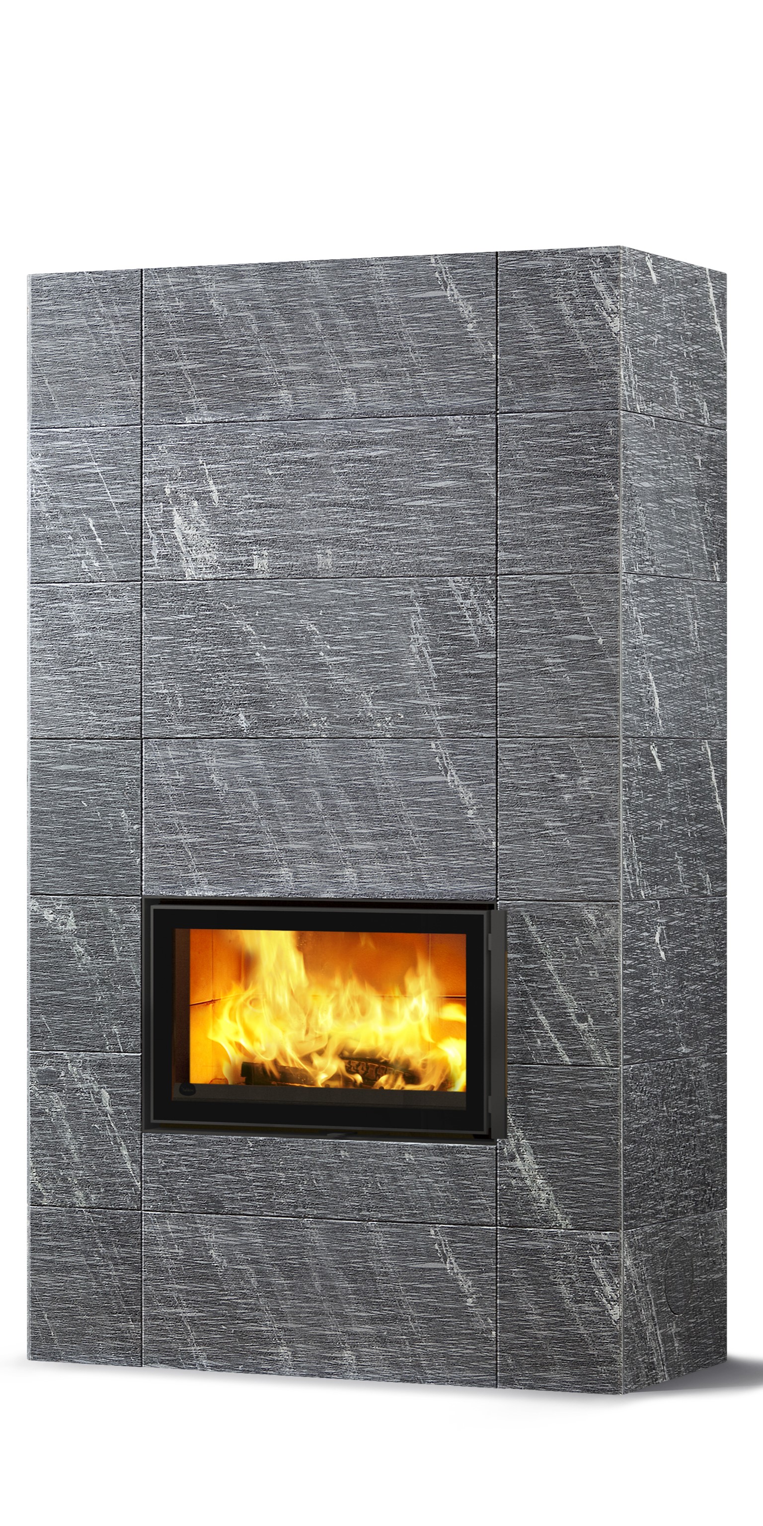 Теплоаккумулирующая печь-камин SARAMO TRIO