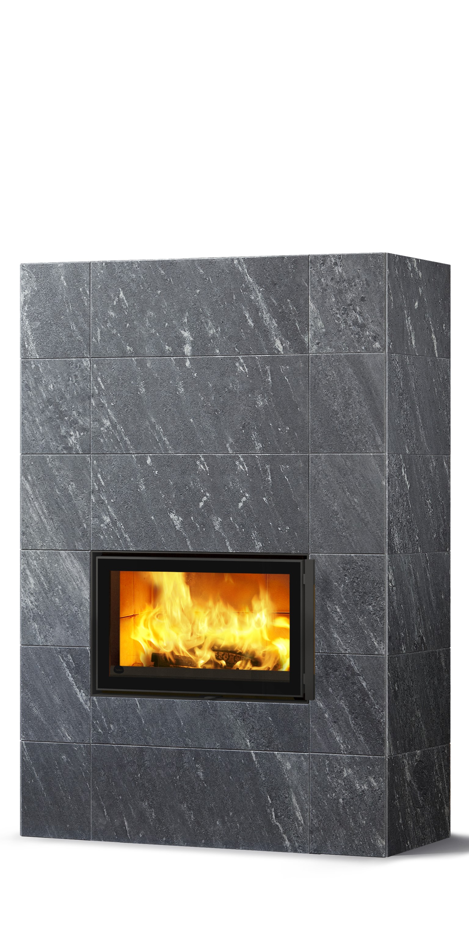 Теплоаккумулирующая печь-камин SARAMO TRIO