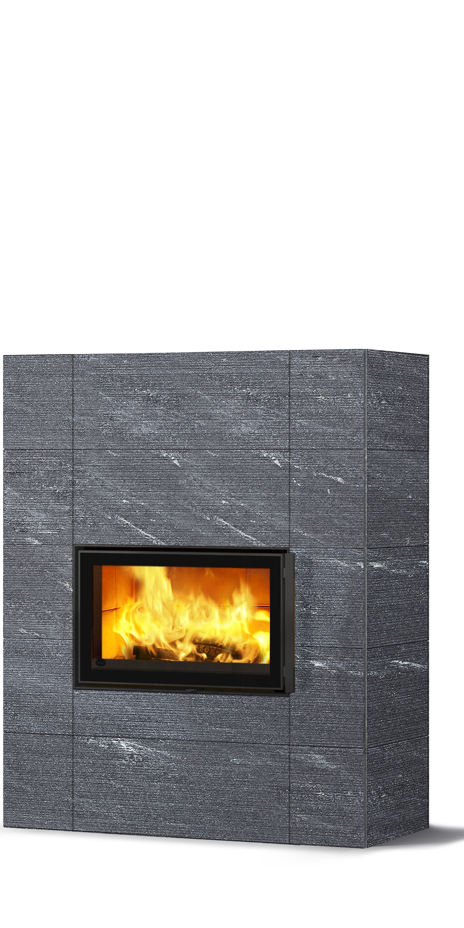 Теплоаккумулирующая печь-камин SARAMO TRIO