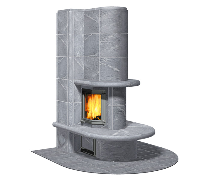 Теплоаккумулирующая печь-камин GEMINI