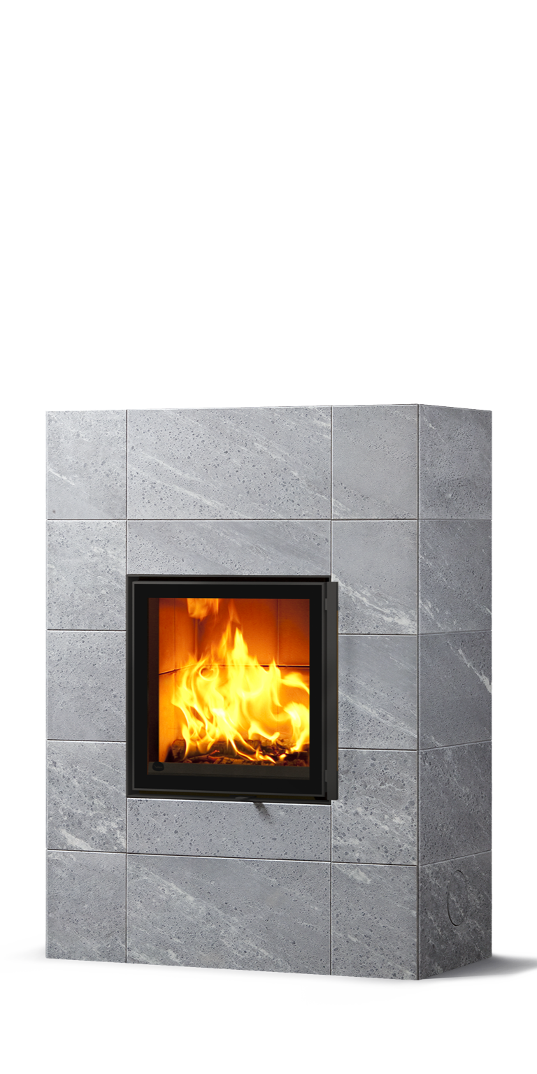 Теплоаккумулирующая печь-камин RAITA TRIO