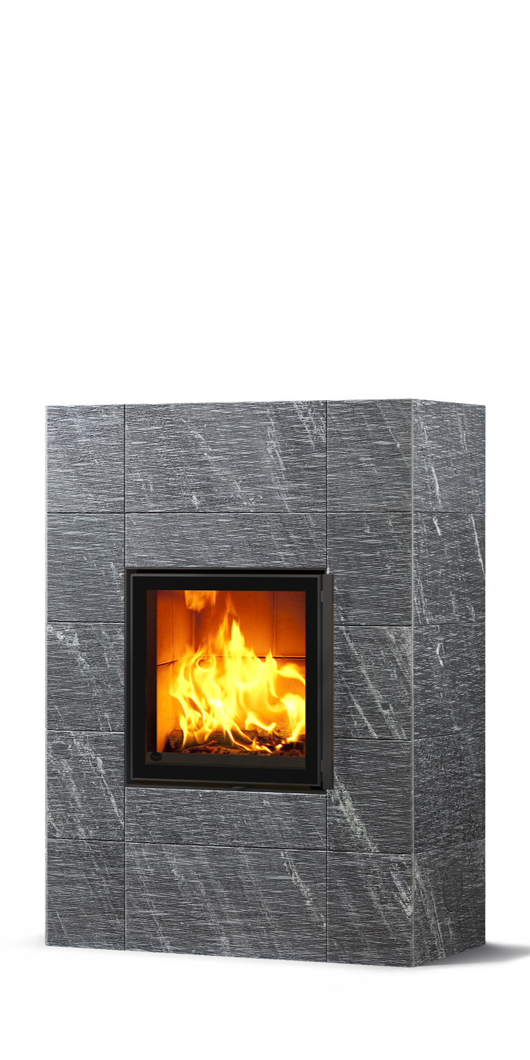 Теплоаккумулирующая печь-камин RAITA TRIO