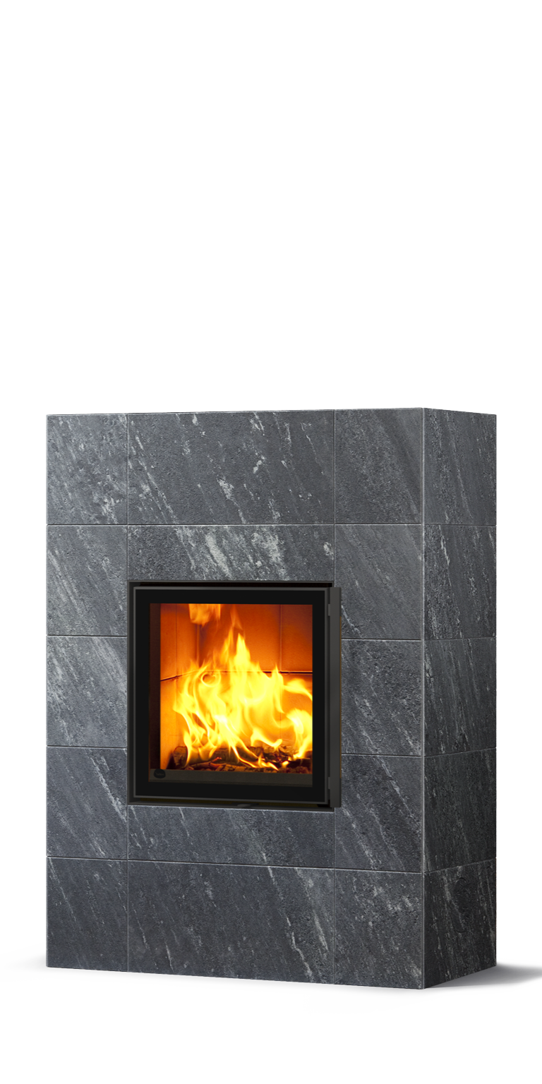 Теплоаккумулирующая печь-камин RAITA TRIO