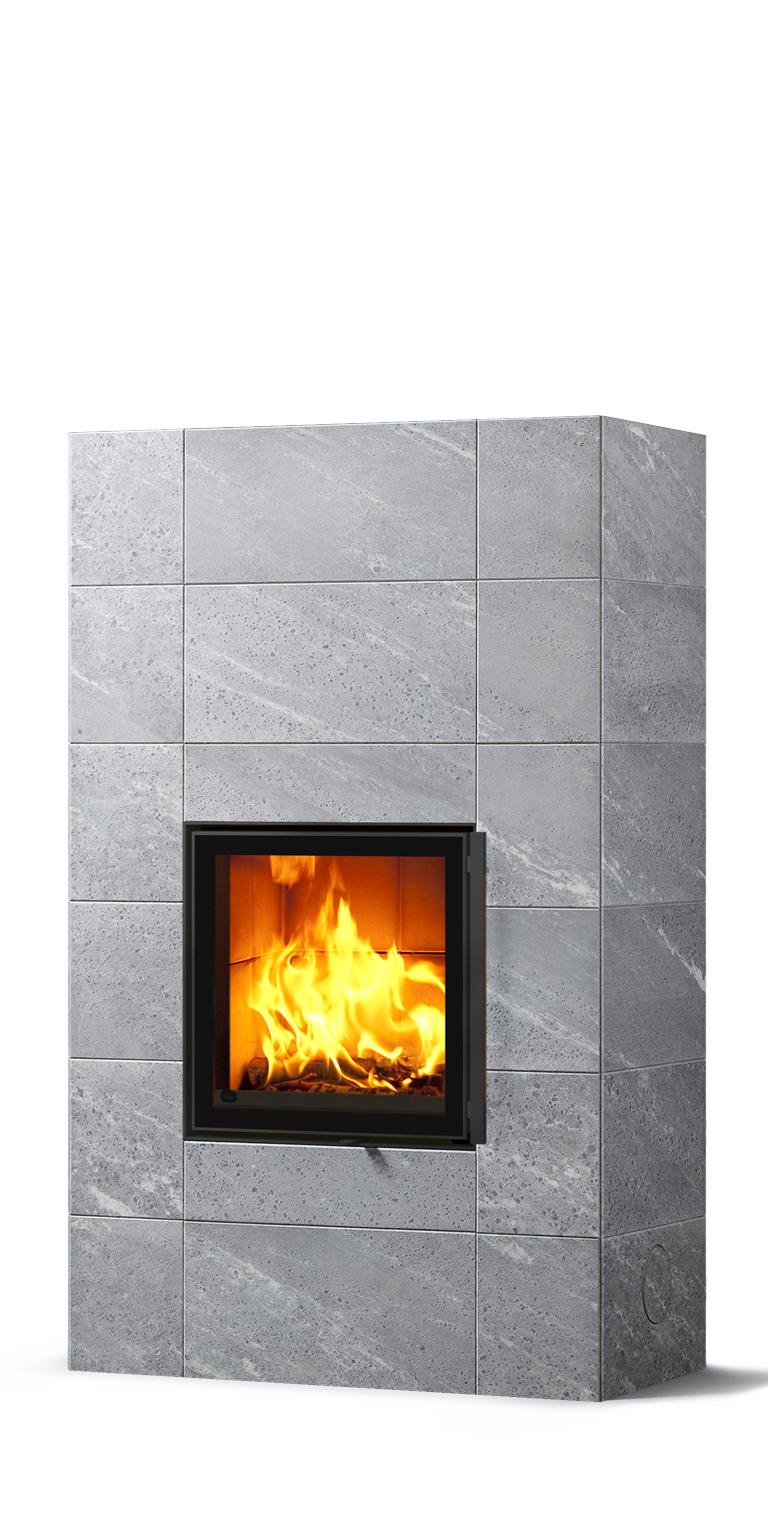 Теплоаккумулирующая печь-камин RAITA TRIO