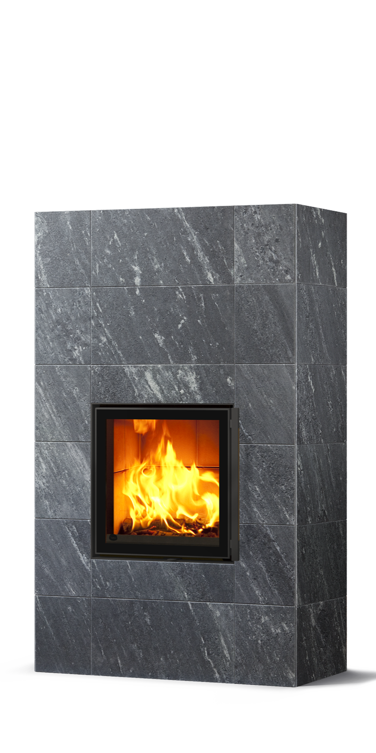 Теплоаккумулирующая печь-камин RAITA TRIO