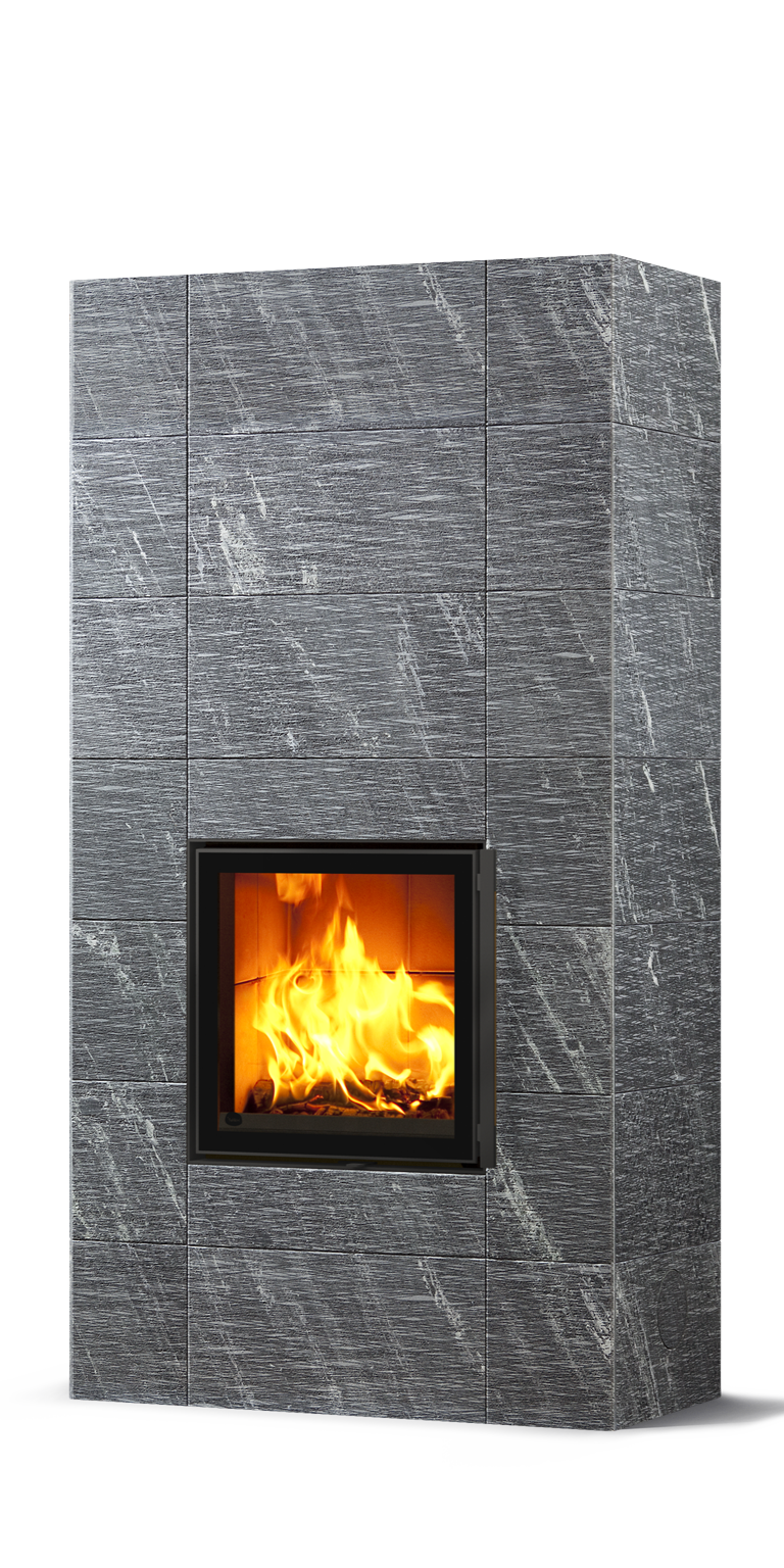 Теплоаккумулирующая печь-камин RAITA TRIO