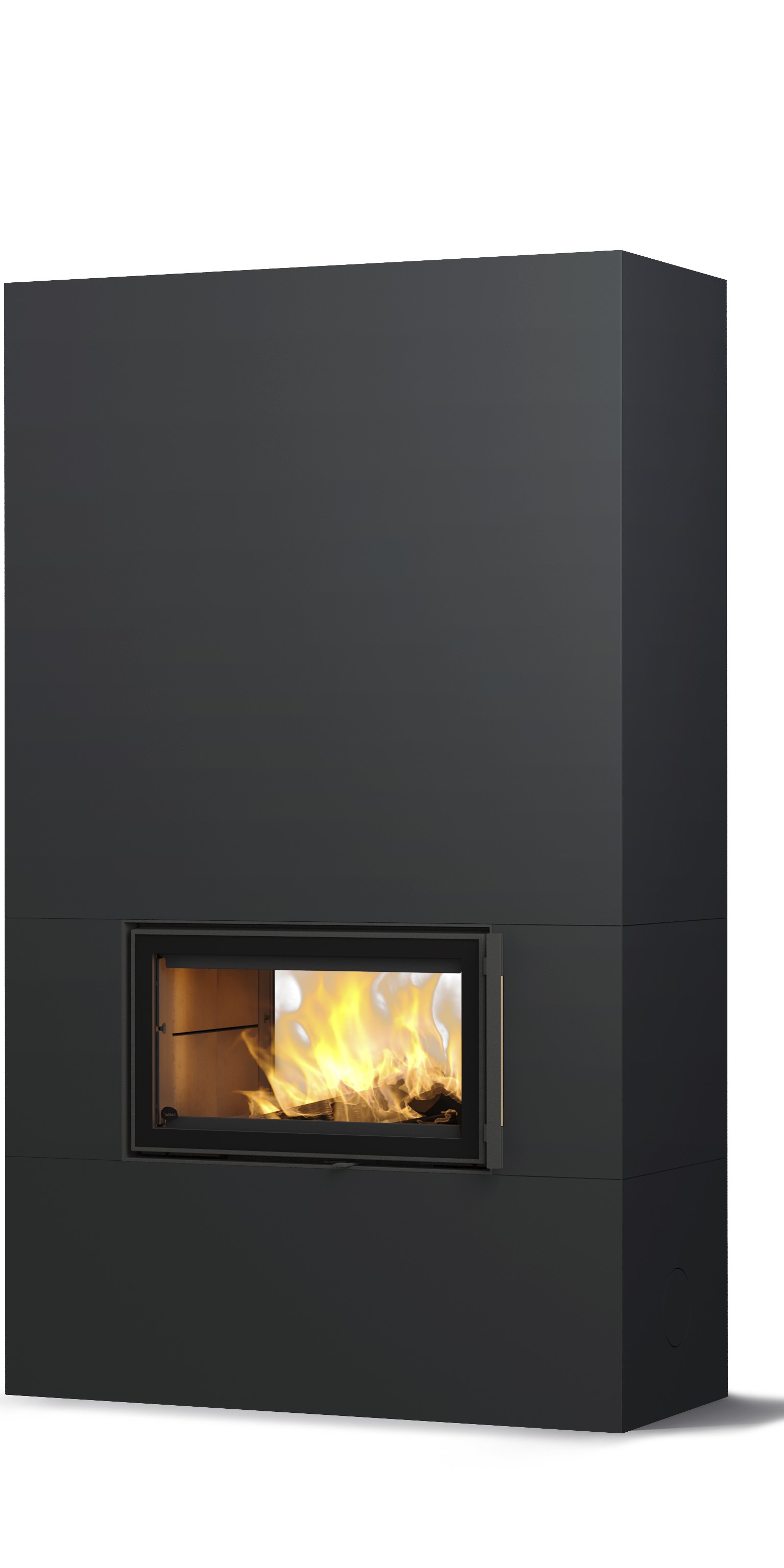 Теплоакумулююча піч -камін  SARAMO 2D TRIO COLOR