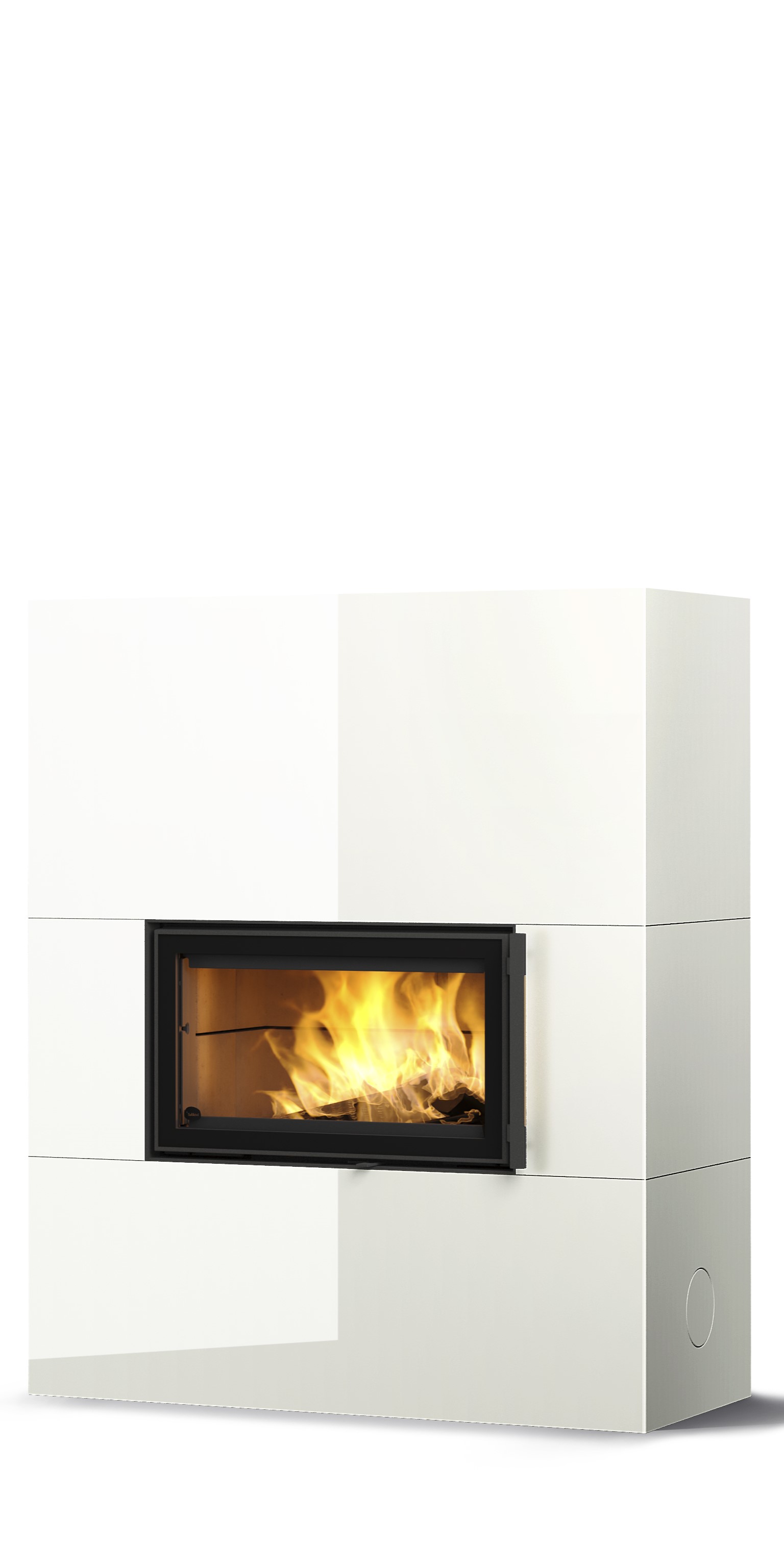 Теплоакумулююча піч -камін  SARAMO TRIO COLOR