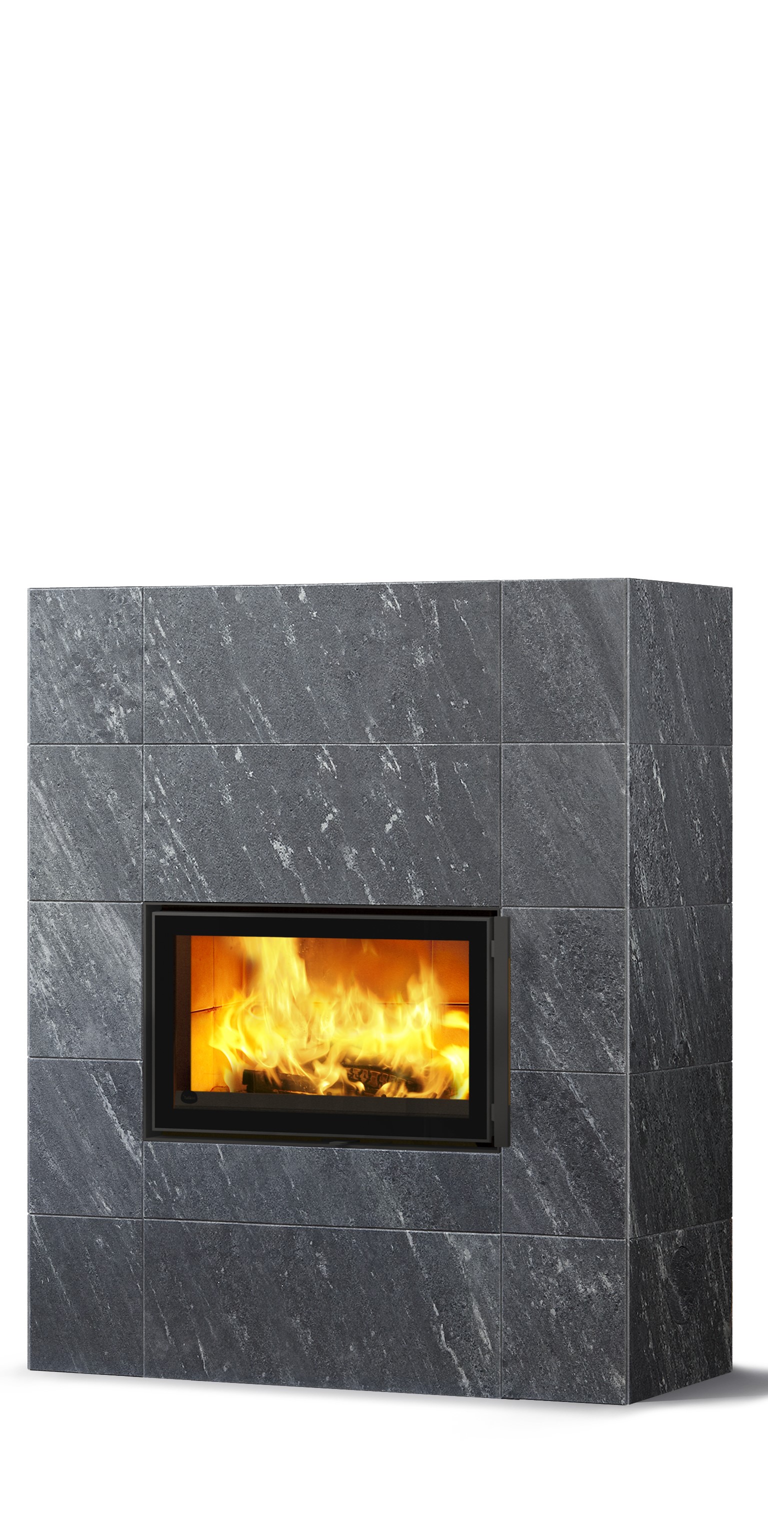 Теплоаккумулирующая печь-камин SARAMO TRIO